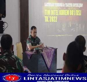 Asah naluri intelijen, Korem 081/DSJ  gelar Latihan Intel
