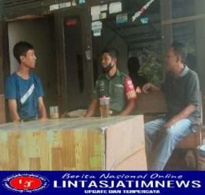 Babinsa Himbau Pentingnya Pelaksanaan Ronda Malam