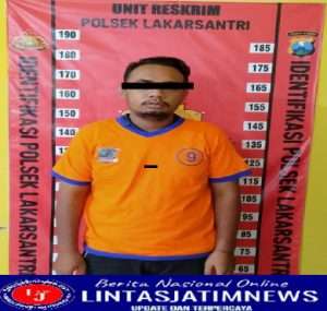 Pria Pelaku Penipuan Berhasil Diborgol oleh Reskrim Polsek Lakarsantri
