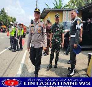 Ciptakan Situasi Kondusif, Dandim 0801/Pacitan Bersama Kapolres Pacitan Hadir Eksekusi Pembebasan Lahan
