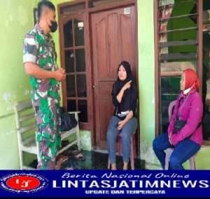 Dukung Program Pemerintah, Babinsa Kratonan Sosialisasi KB di Wilayah Binaan