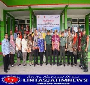 Kodim 0726/Sukoharjo, Terima Tim Penilai Bakti Sosial TNI Manunggal KB Kesehatan Bangga Kencana Tahun 2022