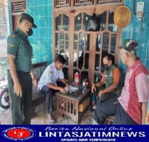 Musim Tidak Menentu, Babinsa Minta Masyarakat Jaga Pola Hidup Sehat 　　