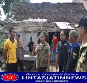 Danrem Kolonel Deni Tinjau Dampak Bencana Hujan Disertai Angin Kencang di Madiun