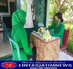 Persit Kartika Candra Kirana Cabang XV Kodim 0801/Pacitan Gelar Pos Bindu