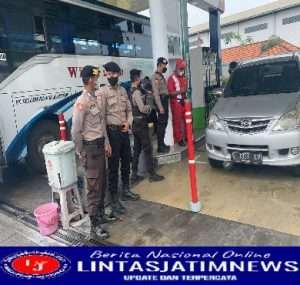 Polres Gresik Terus Lakukan Patroli di SPBU