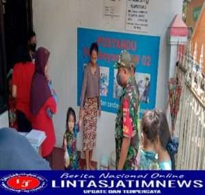 Serda Teguh lakukan Pendampingan dan Himbaun Prokes Posyandu Balita