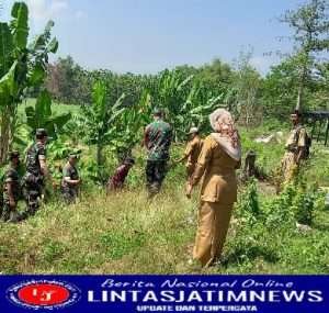 Danramil Sambi Pimpin Penghijauan Embung Jatisari