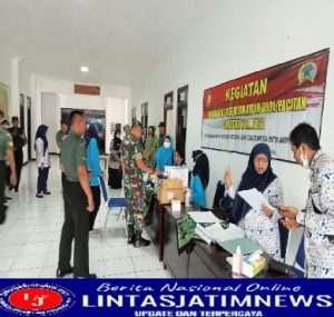 Wujudkan Keluarga Berkualitas, Kodim 0801/Pacitan Gelar Program KB Kesehatan Semester II TA. 2022