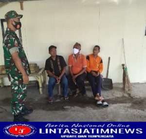 Babinsa Imbau Warga Hati Hati dalam Bermedia Sosial