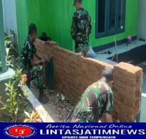 Koramil 0801/01 Pacitan Benahi Pangkalan Guna Dukung Kelancaran Pelaksanaan Tugas