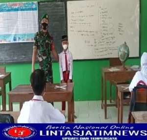 Tumbuhkan Jiwa Patriotisme Generasi Muda,Serka Agus Berikan Wasbang