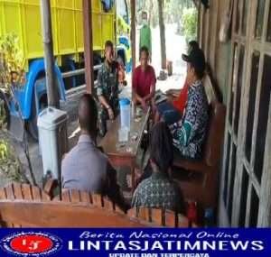 Babinsa Kasreman Komsos dengan Warga Binaannya