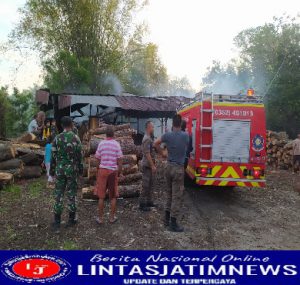 Warga di Desa Binaan Terkena Musibah, Babinsa Kodim 0802/Ponorogo Langsung Terjun ke Lokasi