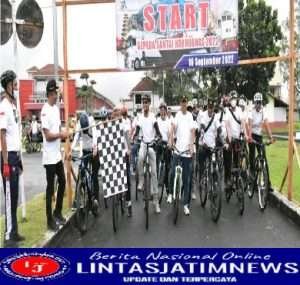 Kasdim Cilacap Ikuti Sepeda Santai Harhubnas 2022