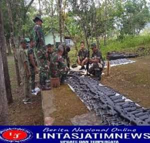 Tingkatkan Kemampuan, Kodim 0801/01 Pacitan Menggelar Latihan Menembak TW III TA. 2022