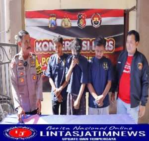 Polres Pelabuhan Tanjung Perak Berhasil Menangkap Komplotan Curanmor yang Sempat Viral di Medsos