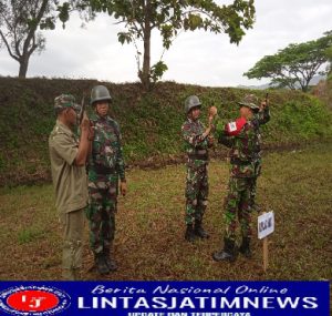 Asah Kemampuan, Kodim 0801/Pacitan Laksanakan Menembak Pistol TW. III TA. 2022