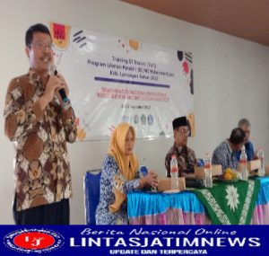 Kabid SD Dinas Pendidikan Kabupaten Lamongan Mengapresiasi Upaya Majelis Dikdasmen PDM Lamongan Menyeleggarakan ToT Literasi