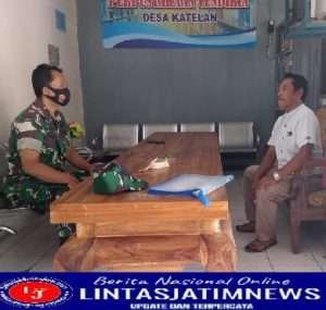 Senyum Salah Satu Jurus Babinsa Dekat dengan Warga