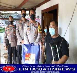 Senyum Bahagia Penyandang Difabel saat Bertemu Kapolres Mojokerto