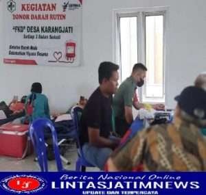 Ciptakan Tubuh Sehat, Babinsa Wonosegoro Rutin Donor Darah