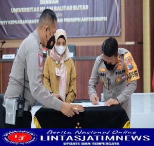 Gelar Pelatihan Pelayanan Publik, Polres Blitar Kota Tanda Tangani MOU Bersama Unisba