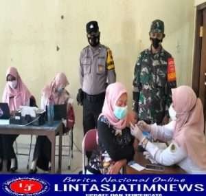Puskesmas Terus Berikan Pelayanan Vaksin Covid-19, Personil TNI-Polri Setia Berikan Pendampingan