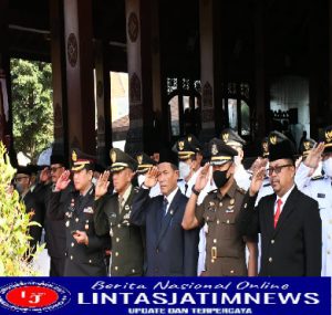 Anggota Kodim 0802/Ponorogo Ikuti Upacara Peringatan Hari Kesaktian Pancasila Tahun 2022