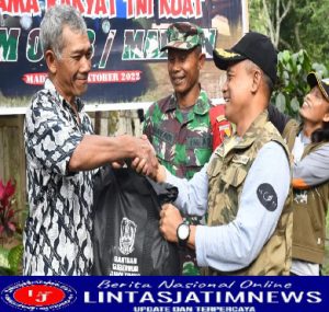 HUT ke-77 TNI, Hadirkan Senyum Masyarakat Terpencil di Gunung Wilis Madiun