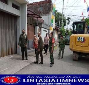 Yakinkan Sesuai Target, Dandim 0735/Surakarta Cek KBD Tahap III di Wilayah Kecamatan Jebres