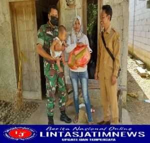 Upaya Babinsa Pojok  Turunkan Stunting di Wilayah Binaan