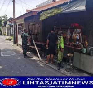 Himbauan Prokes Tetap di lakukan Babinsa Karena Pandemi belum di nyatakan Selesai