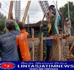Kekompakan Aparat Kewilayahan Dalam Karya Bakti Pembangunan Masjid Al-Haris