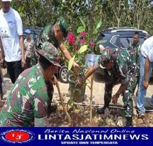 Program Pembinaan Lingkungan Hidup, Kodim 0801/Pacitan Lakukan Penanaman Pohon
