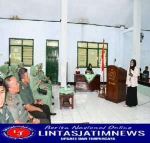 Anggota Kodim 0802/Ponorogo Ikuti Sosialisasi dan Penyuluhan Kanker