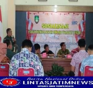 Kasdim Solo Berikan Materi Sosialisasi FKDM dalam Meningkatkan Peran Masyarakat Cegah Konflik Sejak Dini di Wilayah Serengan Surakarta