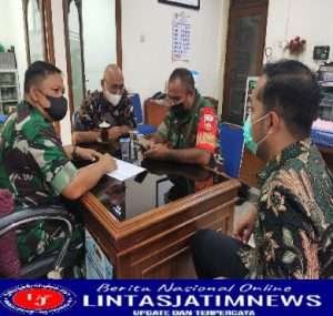 Komsos dengan Staf Kelurahan Untuk Rampungkan Permasalahan Diwilayah