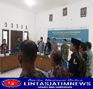 Sukseskan Program Pemerintah, Babinsa Koramil 0801/06 Bandar Hadiri Sosialisasi Regsosek