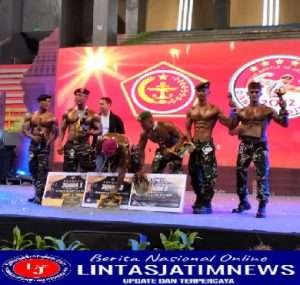 Anggota Kodim 0802/Ponorogo Raih Juara Dandim Kediri Cup 2022,Battle Muscle se Jawa-Bali