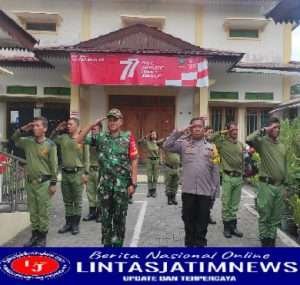 Maksimalkan Peran Satlinmas Babinsa Tipes Berikan Pelatihan dan Pembinaan PBB Secara bertahap