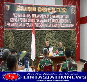 Latihan Posko I Korem 081/DSJ Resmi Dibuka