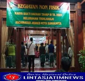 Danramil 04/Jebres Berikan Penyuluhan Bela Negara, Wasbang Pada Sasaran Non Fisik KBD