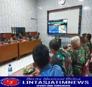 Antisipasi Bangsit, Dandim 0801/Pacitan Beserta Stakeholder Mengikuti Pengarahan Danrem 081/Dsj