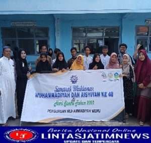 Pawai Ta’aruf PRM Weru Dalam Rangka Menyemarakkan Muktamar Muhammadiyah ke-48 Serta Memperingati Hari Santri Nasional Tahun 2022