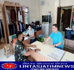 Implementasikan Metode Binter Sertu Tito Komsos dengan Owner Toko Sawo Kecik