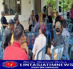 Pererat Tali Silaturahmi, Babinsa Koramil 0801/12 Pringkuku Komsos dengan Warga Binaan