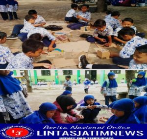 Siswa MIM 16 Paciran Manfaatkan Barang Bekas, Salurkan Kreatifitas Siswa