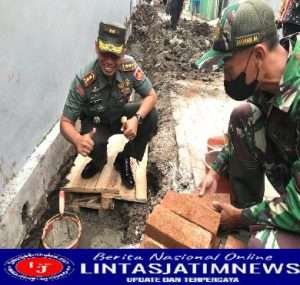 Dandim 0735/Surakarta Secara Simbolis Letakkan Batu Pertama di Lokasi KBD Tahap V