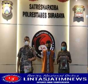 Edarkan Sabu dan Ganja Seorang Kuli Bangunan Ditangkap Polisi Surabaya